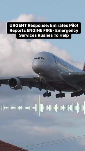 URGENT Response: Emirates Pilot Reports ENGINE FIRE- Emergency Services Rushes To Help (Background Video Credit: Elmer.planespotter) #aviation #atcconversation #airplane #aviationlovers #avgeek #atctower #aviationgeek #planes #pilot | Flight Simulator Fantasy
