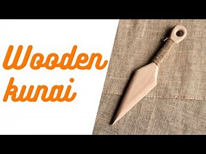 How To Make A Wooden Kunai - Easy Woodworking Project
