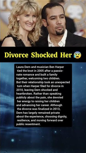 Laura Dern’s Heartbreaking Divorce Shock‎. #lauradern #celebritynews #emotionalstory