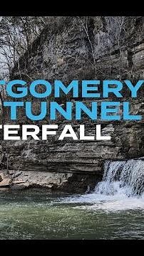 This is Montgomery Bell Tunnel and Waterfall