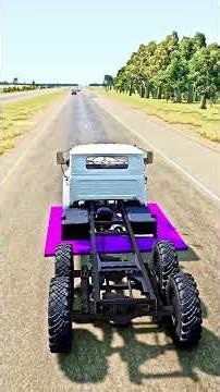 Epic Car Crash and Speed Boost in BeamNG