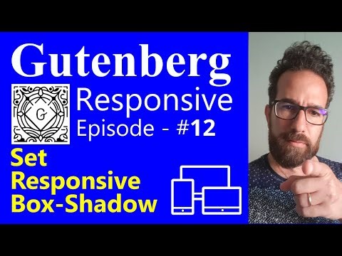Set fully Responsive Box Shadow in WordPress Gutenberg Editor using Block Class Manager!