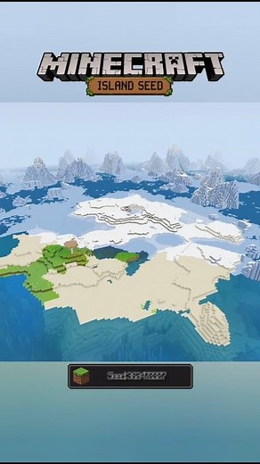 BEAUTIFUL ISLAND SEED Minecraft 26.0+! 4 Biome 🏝️