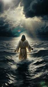 Jesus Cristo Andando Sobre A Água