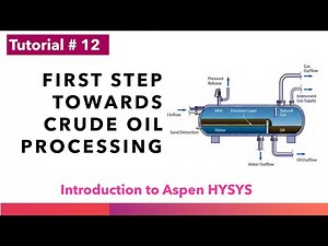 Crude oil three phase separation | Decanter simulation in HYSYS