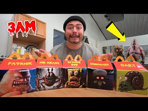 DO NOT ORDER ALL SPONGEBOB SQUAREPANTS HAPPY MEALS AT 3 AM!! (DISGUSTING)