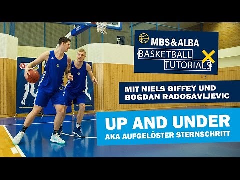 Up & Under aka aufgelöster Sternschritt | MBS & ALBA Basketball-Tutorials mit Giffey & Radosavljevic