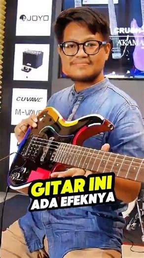 CRAZY! This Guitar Already Has Built-In Effects! AKAMA Edge!