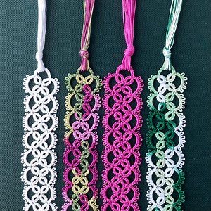 Tatted Bookmark - Handmade Lace (one Bookmark) - Etsy