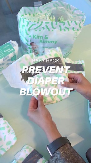 Mamas, create a poop pouch by folding the back of the nappy. To help prevent diaper blow outs, take the top of the nappy and fold it over before putting it on your baby.This way the fold will catch any poo before it makes its way all over your babies back and clothes! Follow us for more hacks!...#diaperhack #babyhacks #momhacks #parentingtips #parenting101 #motherhood #momlife #malaak | Malaak Mama & Baby Care