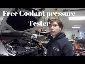 How I Made a Coolant system pressure test for free