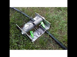 8-foot eagle bownet setup with remote trigger