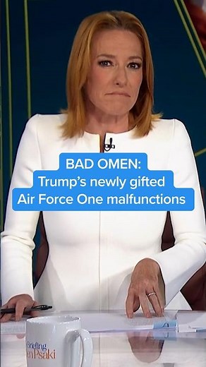 BAD OMEN: Trump's newly gifted Air Force One malfunctions