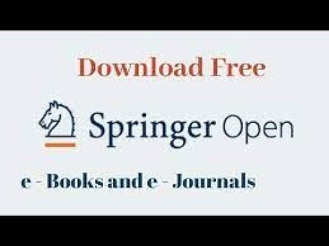 How to Download Free Articles and Books from Springer.com