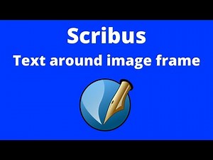 Scribus text around image frame