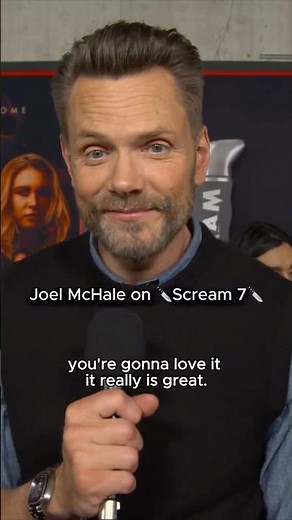 Joel McHale On Scream 7 🔥 #scream7 #joelmchale #ghostface #sidneyprescott #2026 #shorts