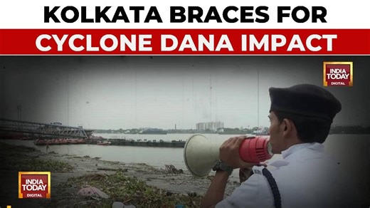 Kolkata on high alert as Cyclone Dana approaches