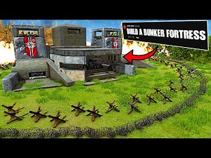 I built a WW2 FORTRESS My Viewers Designed in this BASE BUILDING Simulator...