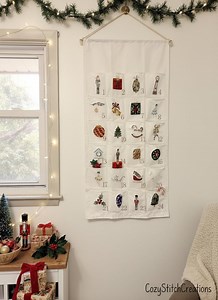 Personalized Nutcracker Fabric Advent Calendar: Christmas Countdown Wall Hanging - Etsy