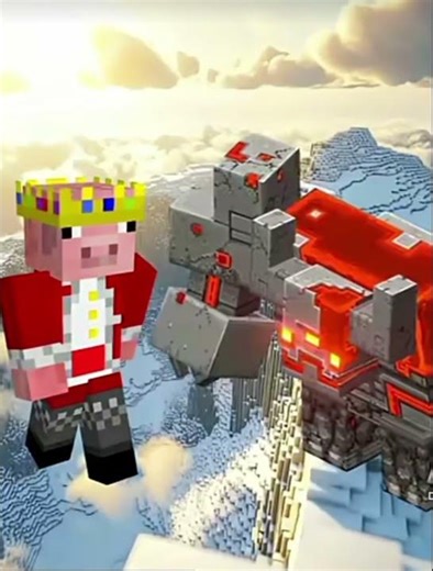 minecraft king vs minecraft monster #fight#shorts#gameplay