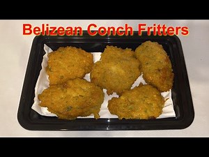 Belizean Conch Fritters/Making Belizean Conch Fritters for 4th of July/ Belizean Conch/finger food.