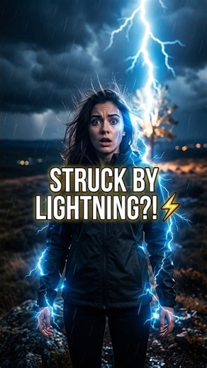What a lightning strike does to your body ⚡️⚡️ #lightningstrike #science