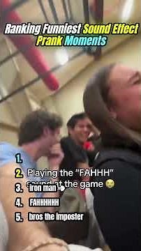 Ranking Funniest Sound Effect Pranks😂