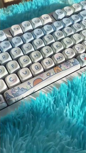 cute Spongebob keycaps #keyboard #mechanicalkeyboard#spongebob