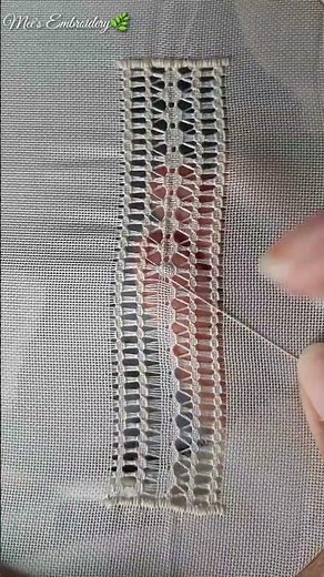 Hardanger embroidery tutorial for beginners#hardanger#tutorial#handembroidery‪@meesembroidery37‬