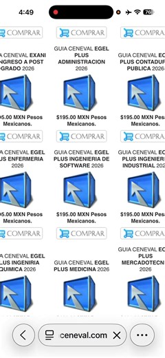 GUIA CENEVAL EGEL PLUS INGENIERIA DE SOFTWARE