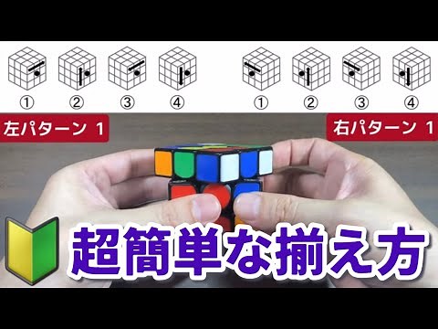 [How to solve a Rubik's Cube] Easy for beginners!