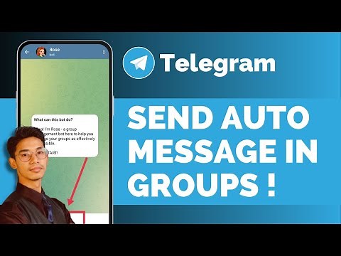 How To Send Automatic Message In Telegram Group || Set Auto Message In Telegram Group !
