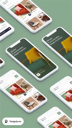 Ecommerce App UI Design for a Chair Store