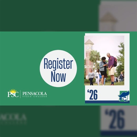 Ready to kickstart your future? Register now for Spring Semester 2026 at Pensacola State College! Classes start Jan. 9, 2026. | Pensacola State College