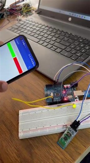 Práctica 5 Encender y apagar un Led con Arduino y Bluetooth