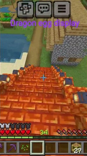 dragon egg display build 🤯 #minecraft #build