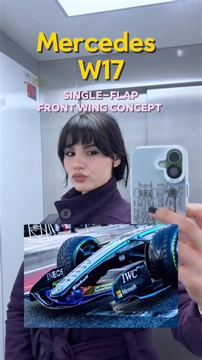 Ena Bascuas on Instagram: "⤵️Mercedes has chosen a unique aerodynamic approach compared to most rivals in F1 2026. 🔧 Only One Movable Flap: While other teams usually have two movable elements on the front wing to maximize active aerodynamics, Mercedes fixed the second flap directly to the nose pylons. 👉 This limits active movement to just the last flap, a different interpretation of the 2026 rules. 🌬️ Under-Nose Channel: The W17’s wing and nose create a channel underneath that directs airflow