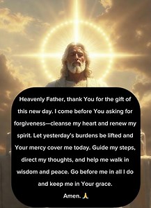 A New Day Prayer for Forgiveness #faith #MorningPrayer #PrayerForForgiveness #DailyPrayer#godsplan