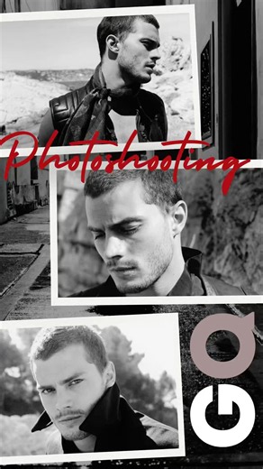 (Photoshooting) #tb | JAMIE DORNAN captured for GQ Magazine 2006 💙🔥