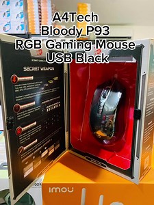 A4Tech Bloody P93 RGB Gaming Mouse USB Black DM for orders 🥰 #mouse #gamingmouse #RGB #RGBmouse #P93 #A4Tech | SL AccessShop / Wedingco