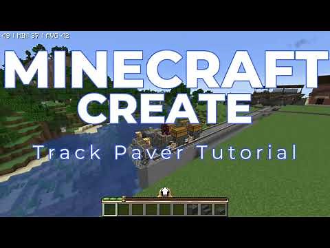 Minecraft Create | Track Paver | Tutorial