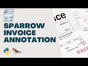 Invoice Annotation with Sparrow/Python