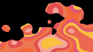 Colorful abstract transition on a transparent alpha channel background