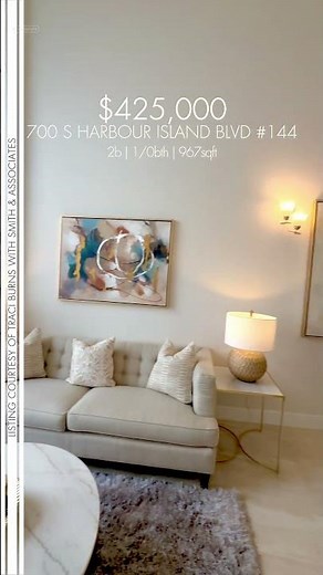 Best of Harbour Island Tampa Real Estate – 700 S HARBOUR ISLAND BLVD, #144 | Condo Tour