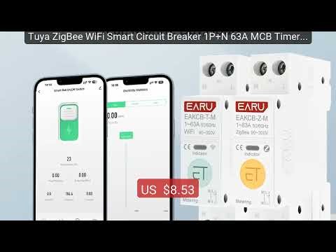 Tuya ZigBee WiFi Smart Circuit Breaker 1P+N 63A MCB Timer Relay Swi... — Top Rated 2026 | Buy Now!