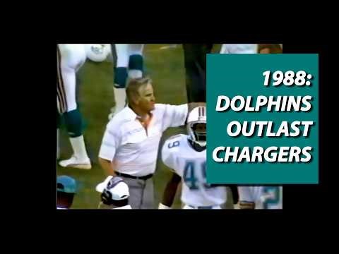 1988 Wk 07 Dolphins Beat Chargers Highlights