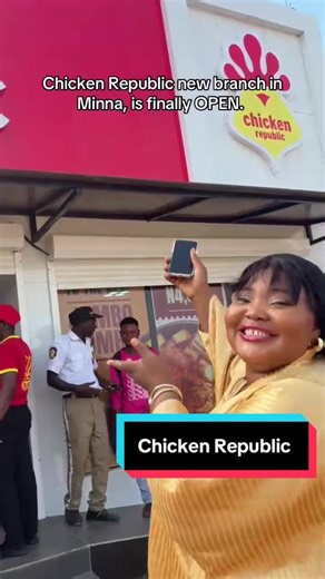 The wait is officially over! I finally visited the new @Chicken Republic Chicken Republic branch in Minna, and it's so exciting to see them finally open their doors. If you've been asking me when they'd open... this is your sign to visit! Have you been there already, or are you planning to go? Tell me in the comments! 📍Chicken Republic, Kpakungun, Minna. #minnacontentcreator #minnahairstylist #lifewithhalimaa #minna #chickenrepublic