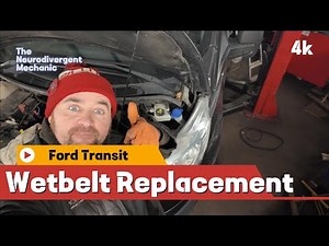 How To Replace A Ford Transit Custom WetBelt: ‪@Theneurodivergentmechanic‬ replaces a ford wet belt,