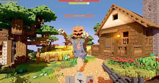 Voxile is just Minecraft with guns