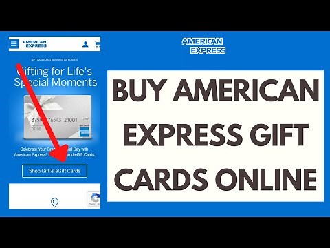 How to Buy American Express Amex Gift Card Online